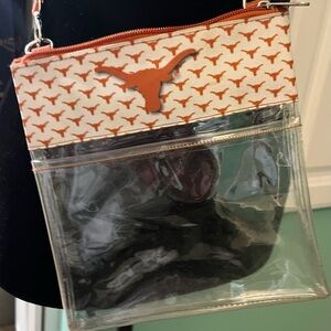 Desten Texas Longhorn Clear Crossbody Bag